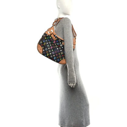 Louis Vuitton Monogram Multicolor Greta Black 2 of 9