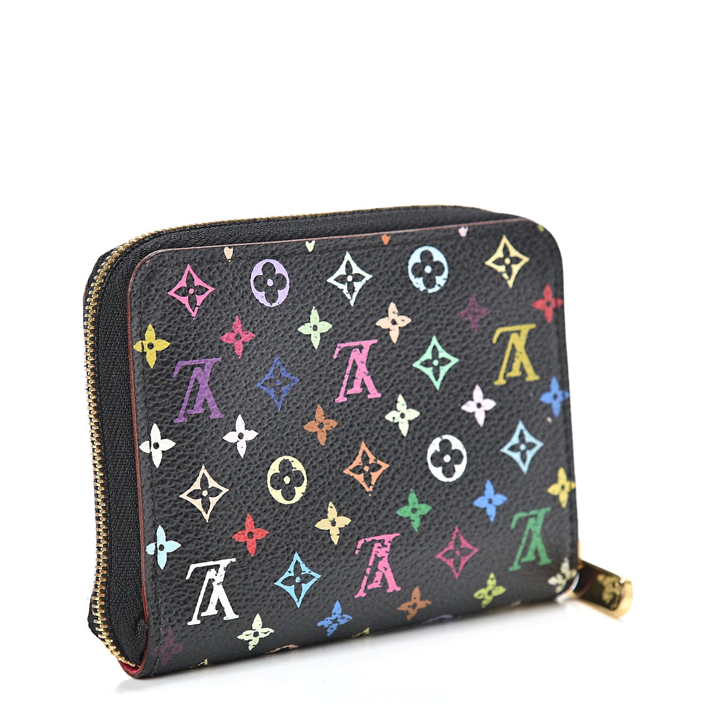Monogram Multicolor Zippy Coin Purse Black Grenade