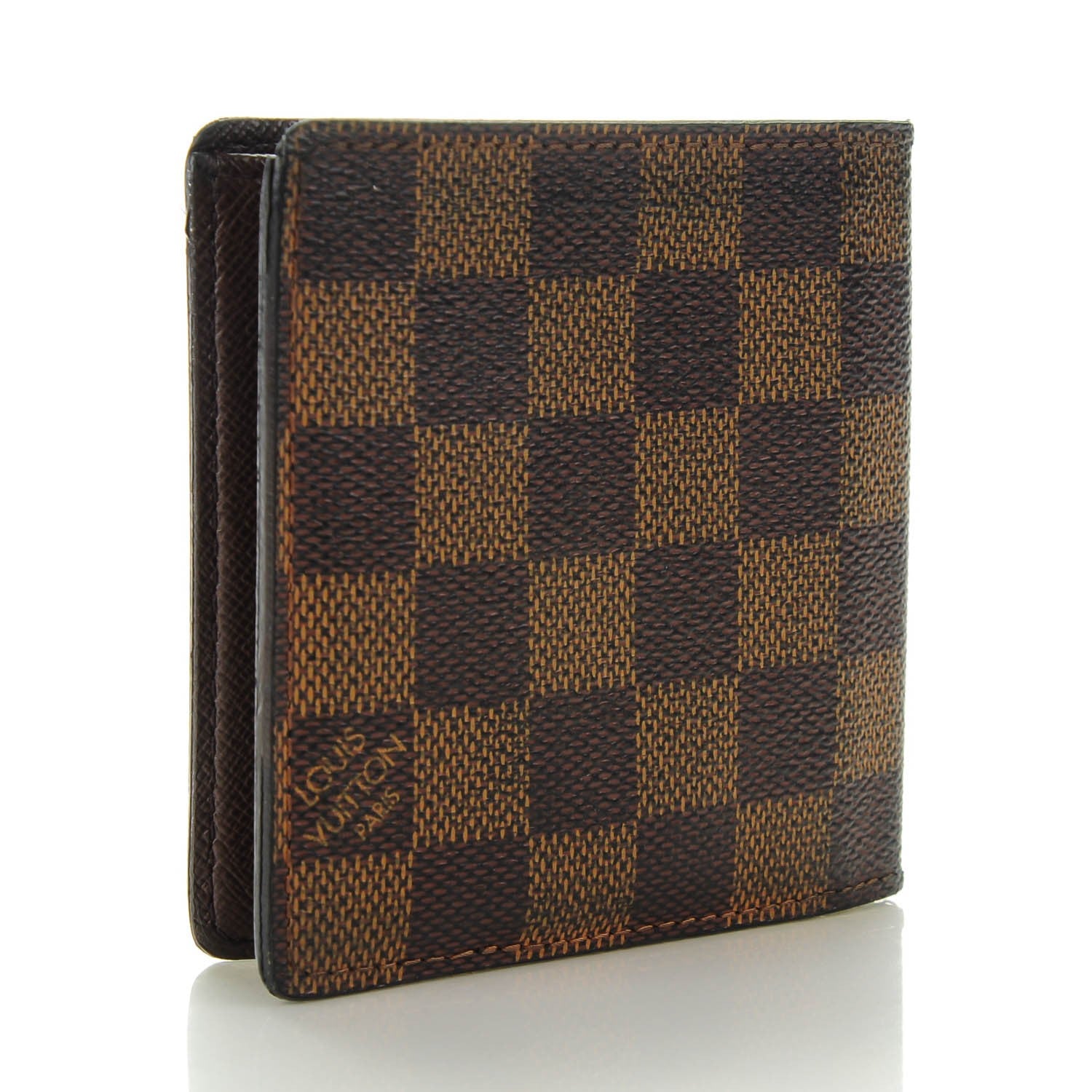 Louis Vuitton Damier Ebene Billfold Wallet 6 Credit Card Slots 3 of 7