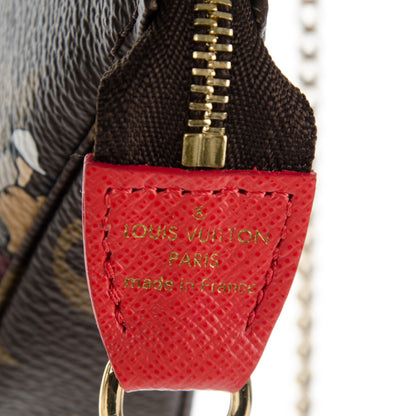 Louis Vuitton Damier Ebene 2015 Christmas Animation Mini Pochette Accessories 6 of 7
