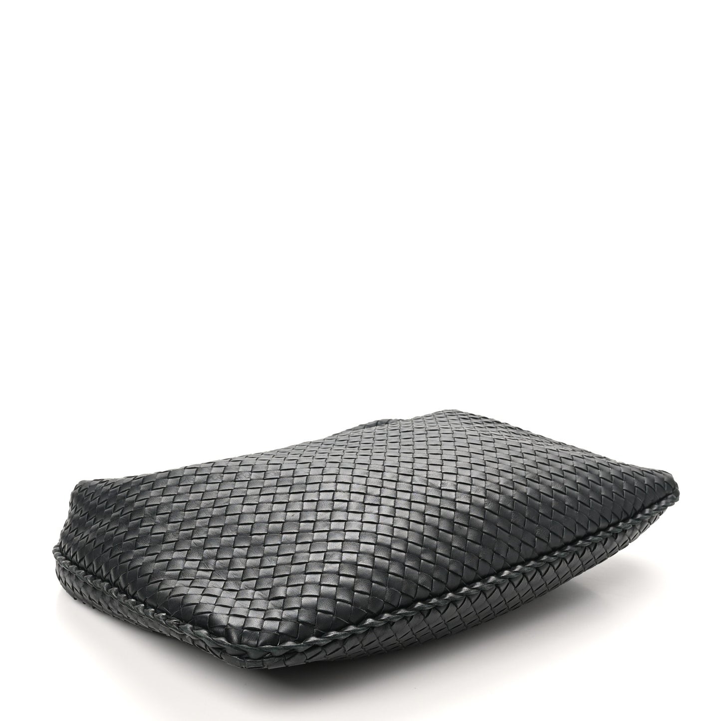Nappa Intrecciato Large Veneta Hobo Black