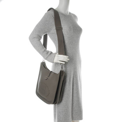 Hermes Taurillon Clemence Evelyne III PM Etain 2 of 7