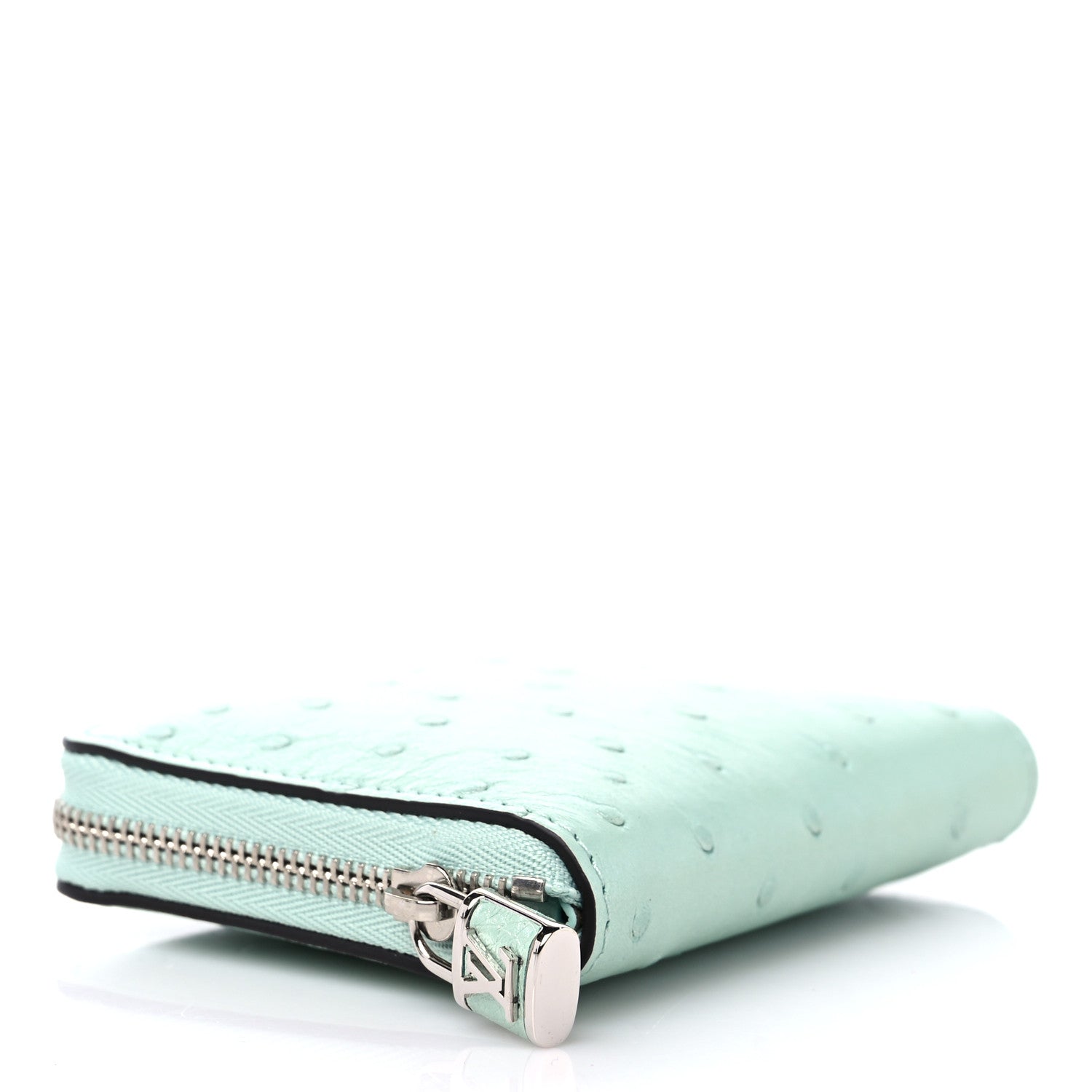 Louis Vuitton Ostrich Zippy Coin Purse Candy Green 4 of 8