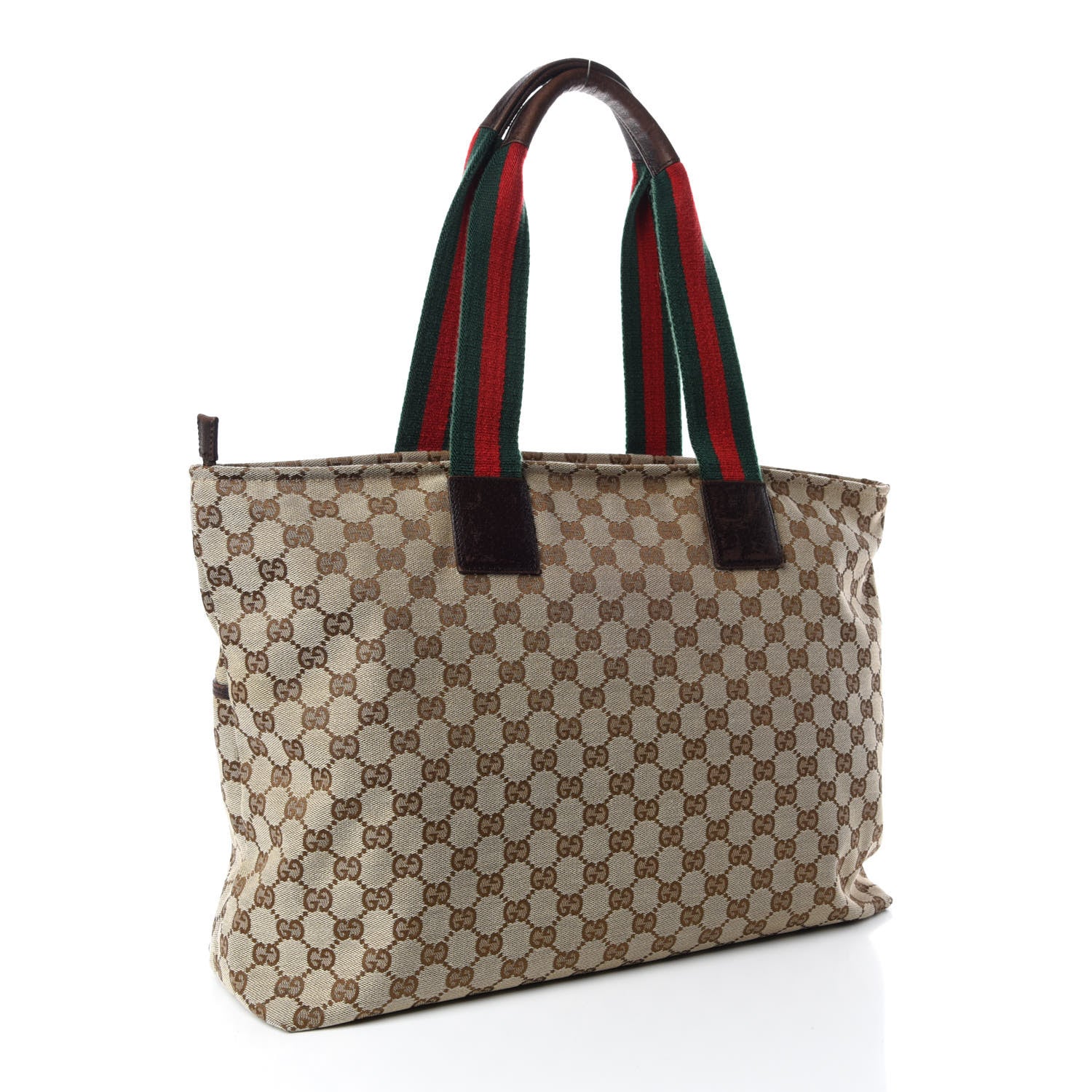 Gucci Monogram Web Large Diaper Tote Brown 3 of 19