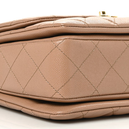 Chanel Caviar Quilted Coco First Flap Beige 8 of 9