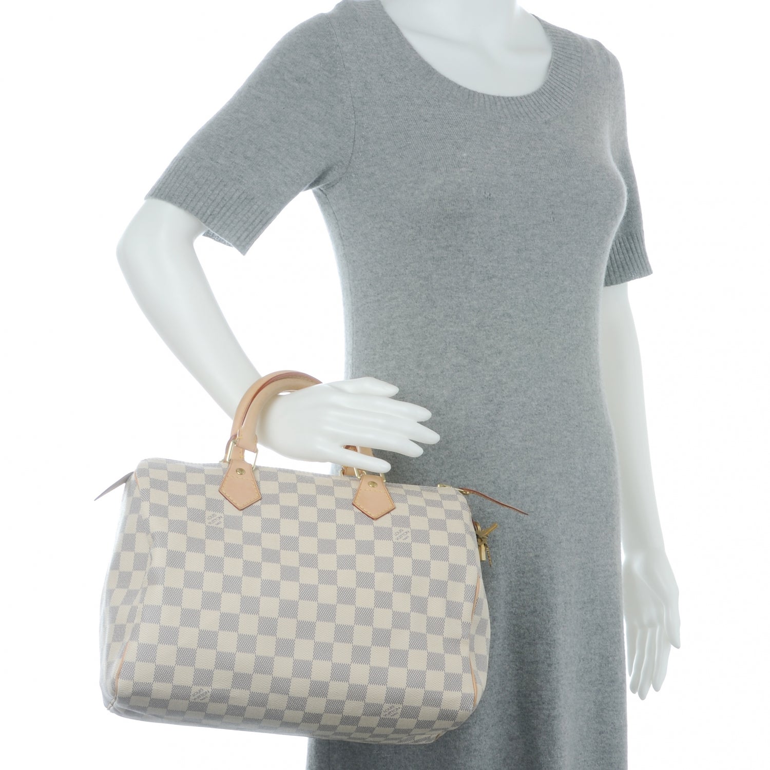 Louis Vuitton Damier Azur Speedy 30 2 of 7