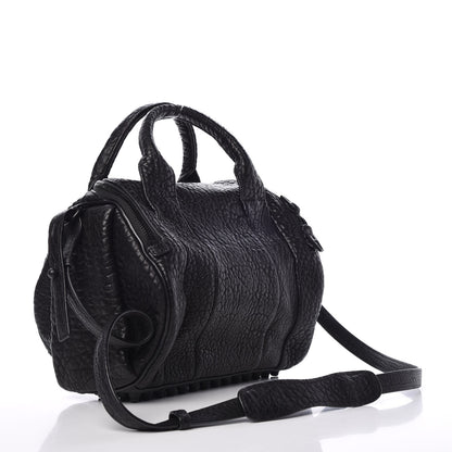 Alexander Wang Pebbled Lambskin Rockie Black Matte Black Hardware 3 of 10