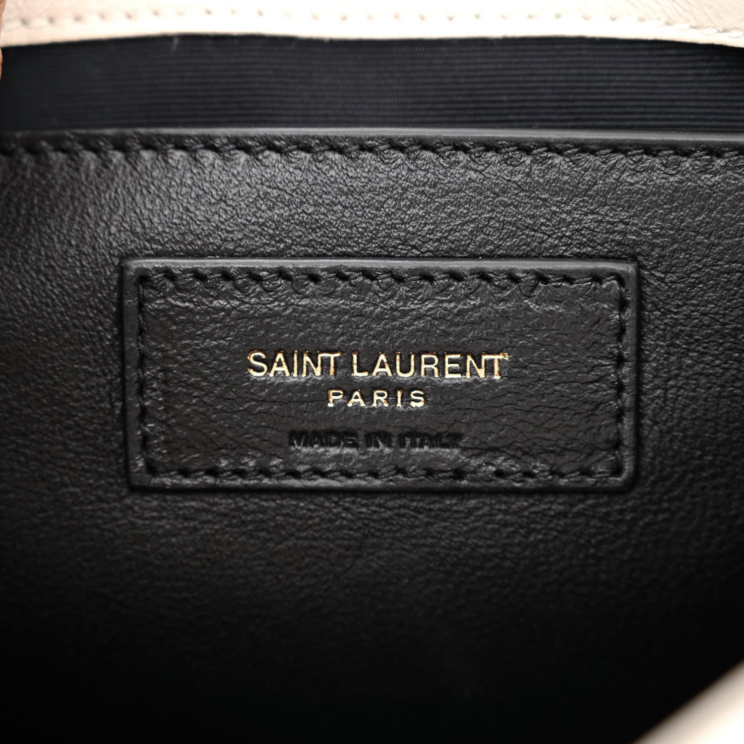Saint Laurent Lambskin Quilted Monogram Mini Nolita Crema Soft 6 of 10