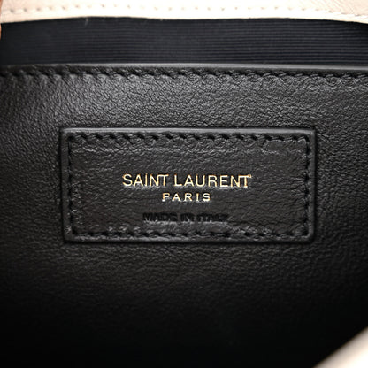 Saint Laurent Lambskin Quilted Monogram Mini Nolita Crema Soft 6 of 10
