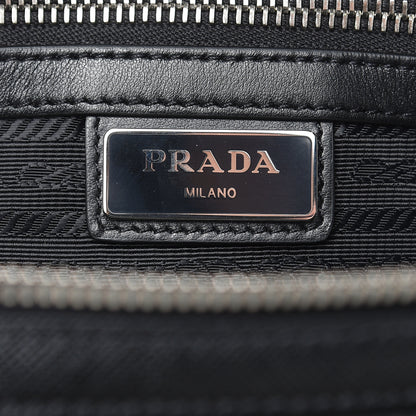 Prada Saffiano Travel Wristlet Bag Black 6 of 9