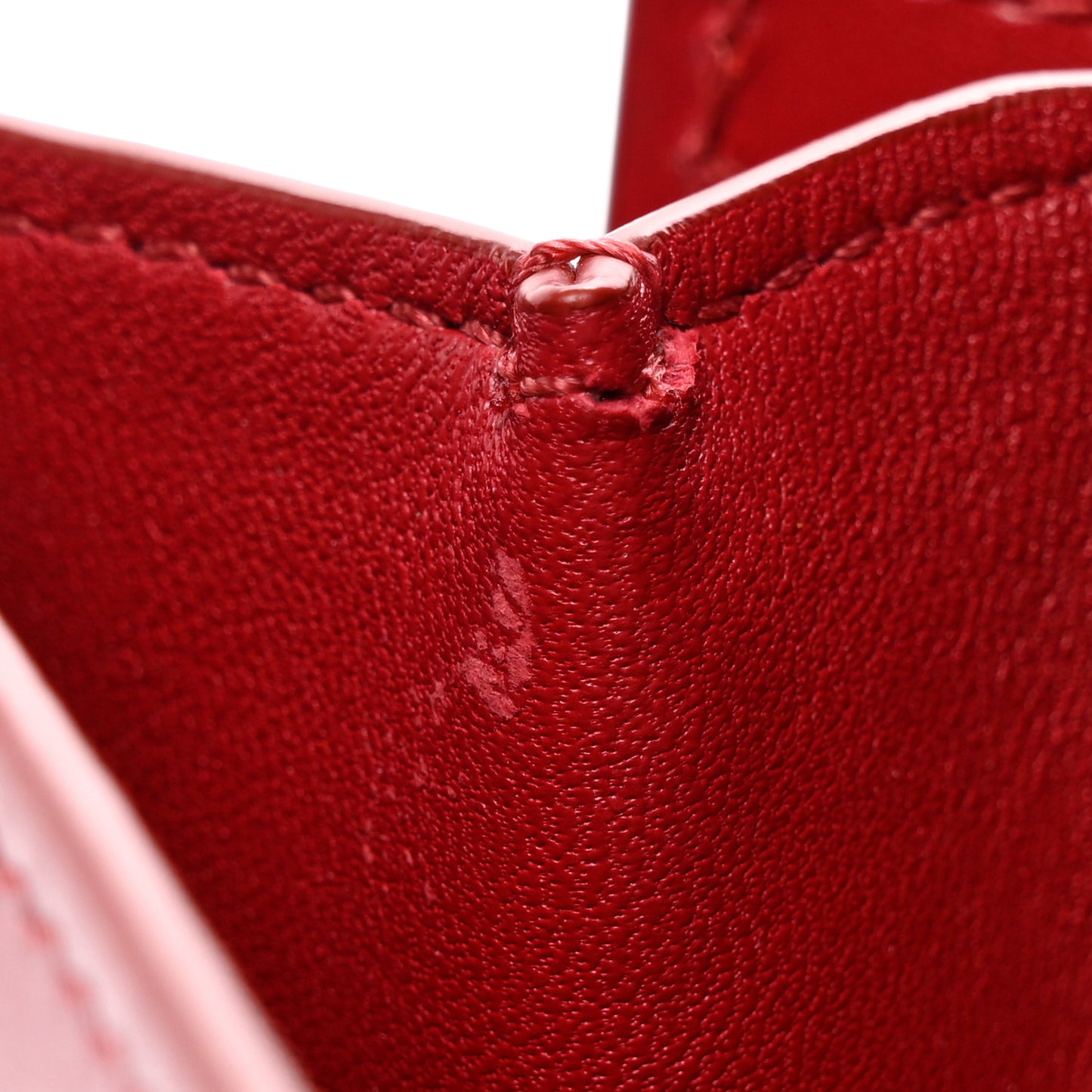 Box Calfskin Medium Classic Box Flap Bag Red