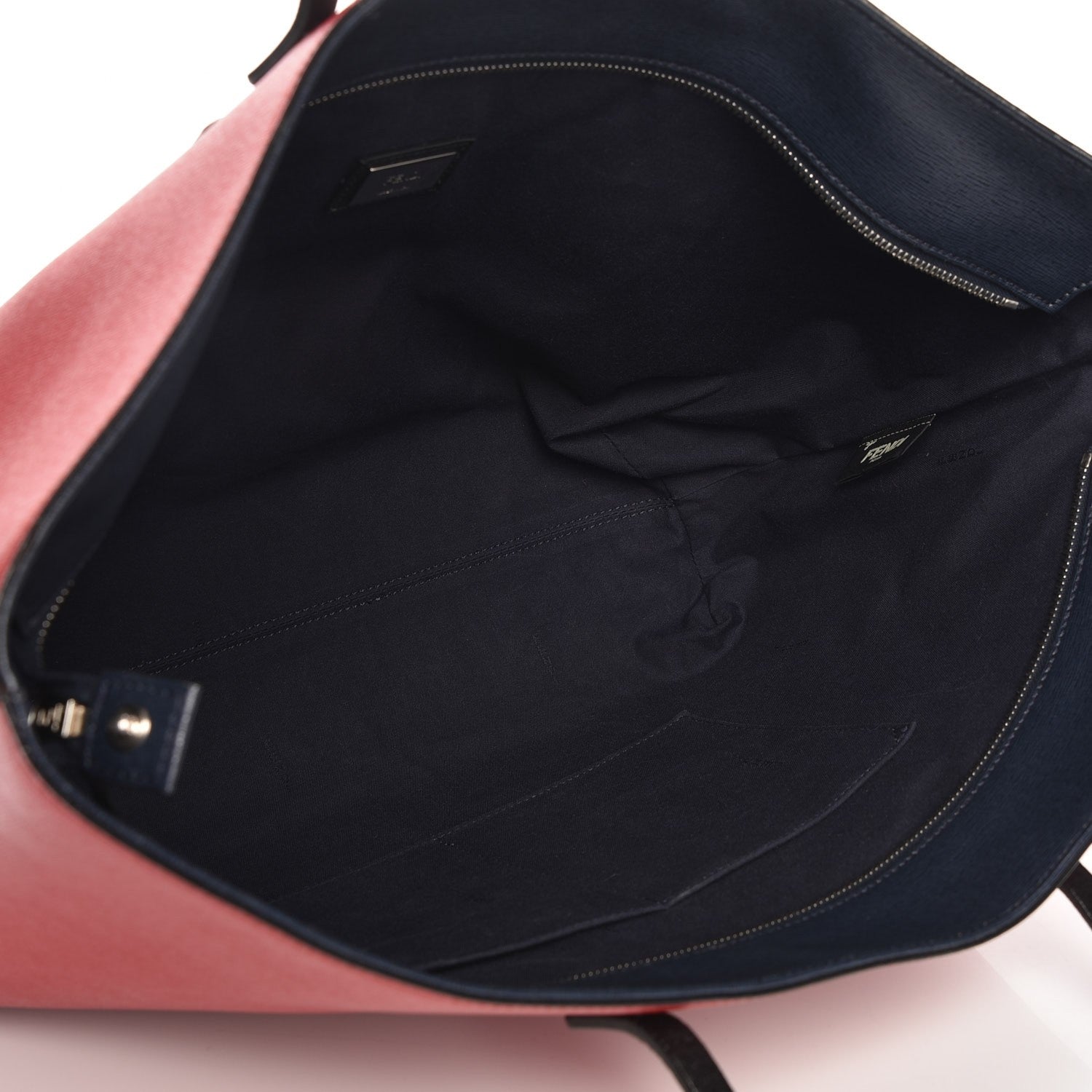 Fendi Vitello Elite Cuoio Monster Buggies Medium Roll Tote Mattone Black Multicolor Lavagna 5 of 11
