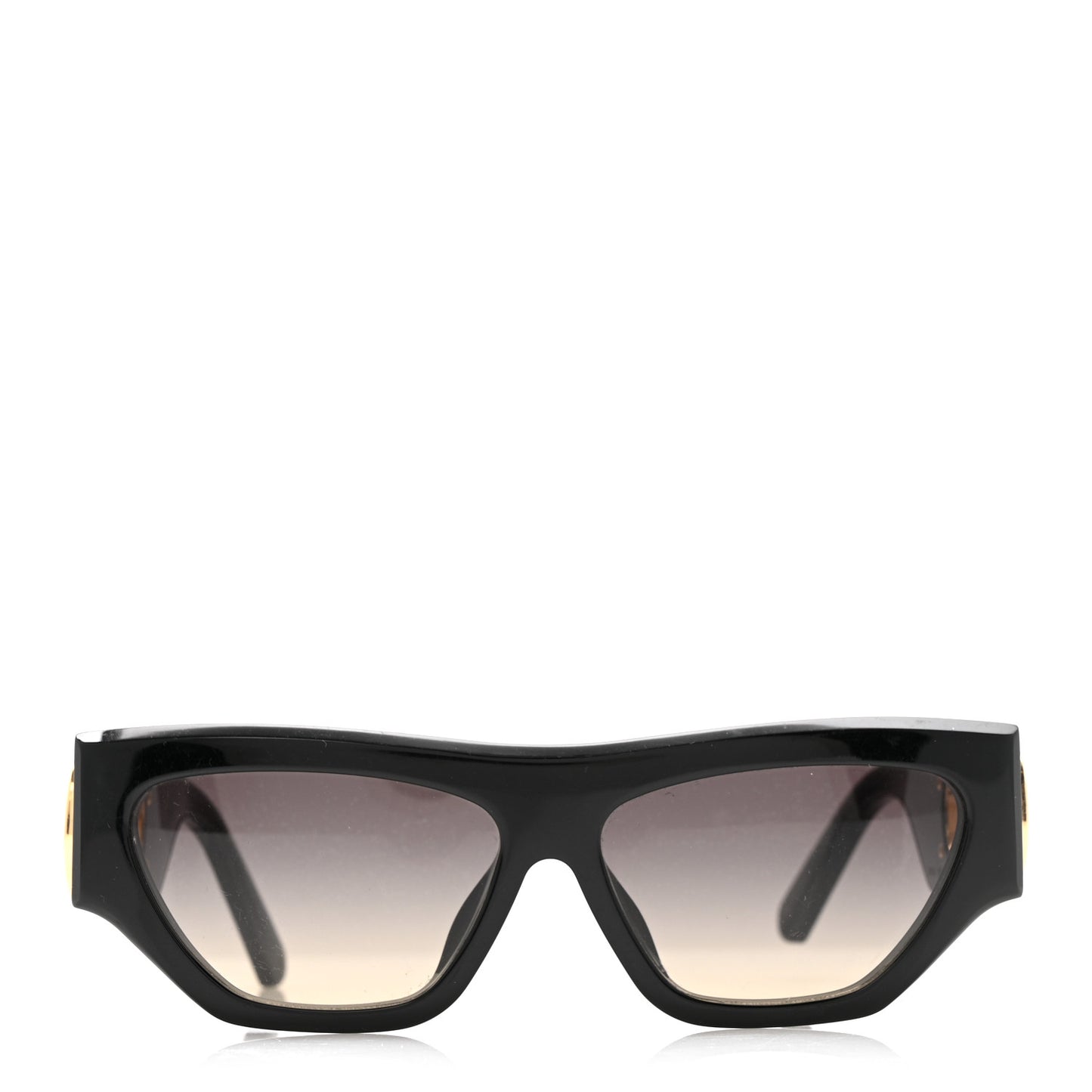 Acetate LV Link Square Sunglasses Z1661E Black