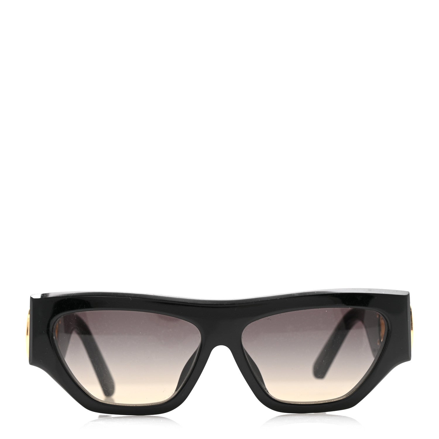 Louis Vuitton Acetate LV Link Square Sunglasses Z1661E Black 2 of 7