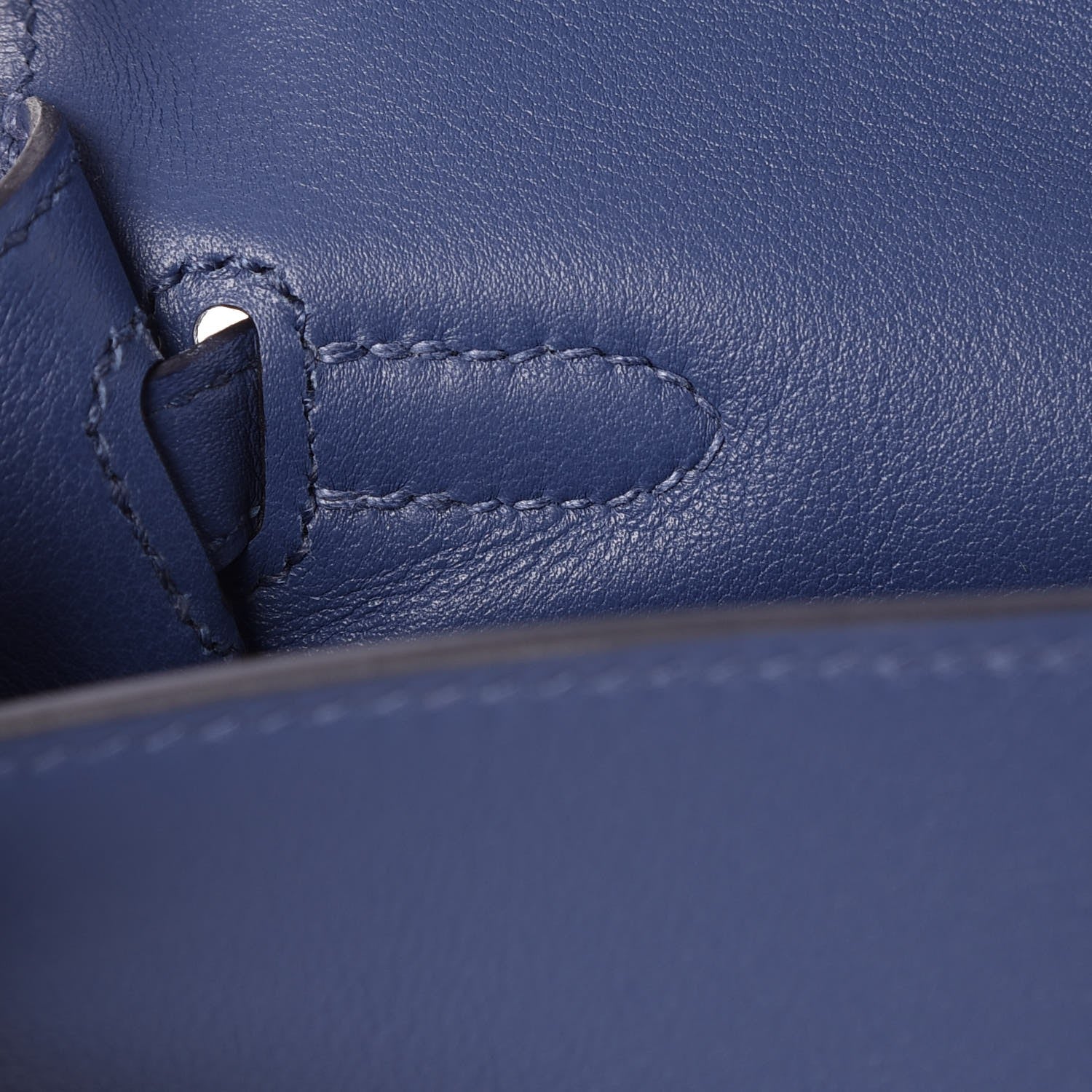 Hermes Swift Kelly Pochette Clutch Bleu Brighton 20 of 27