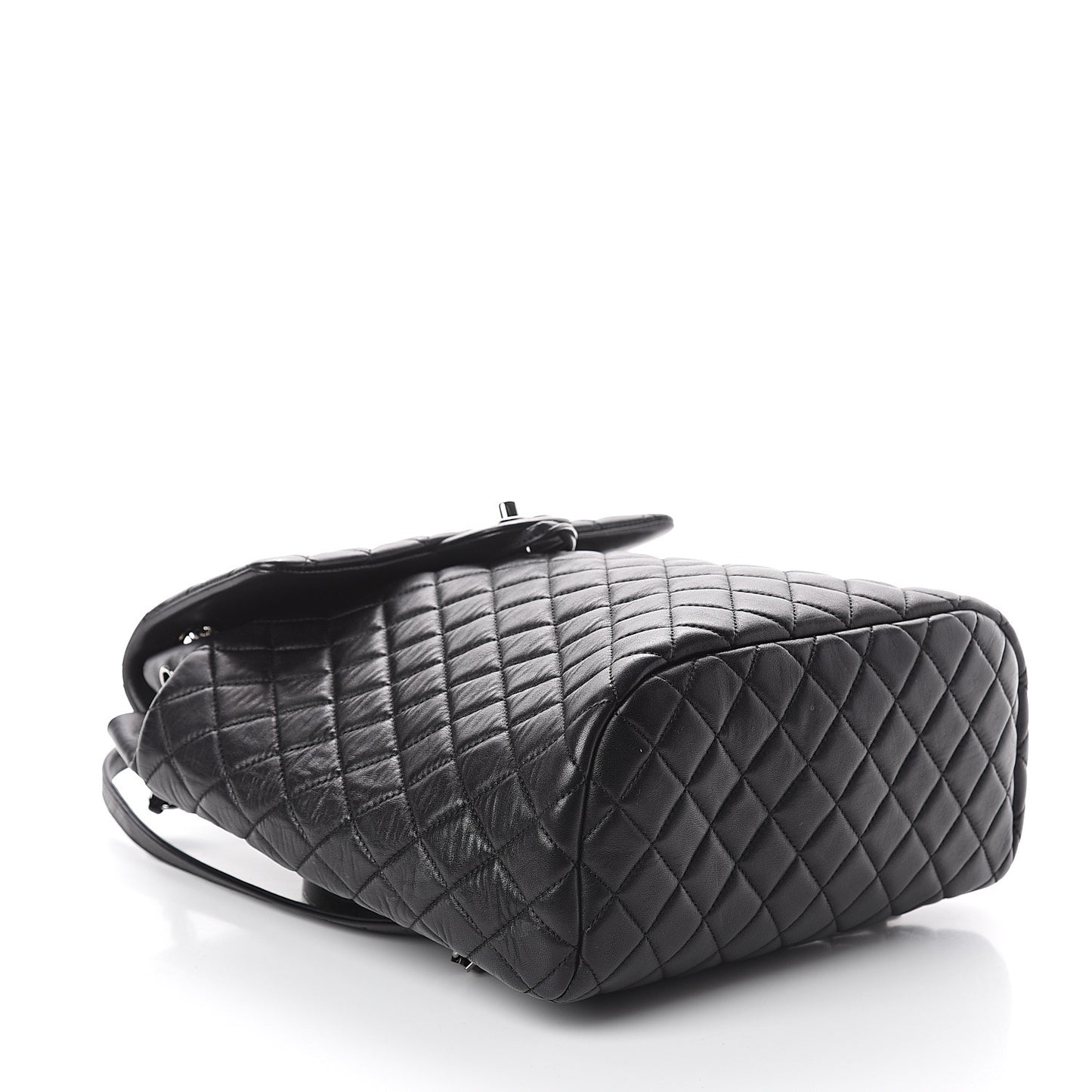 Lambskin Quilted Large Urban Spirit Backpack Black