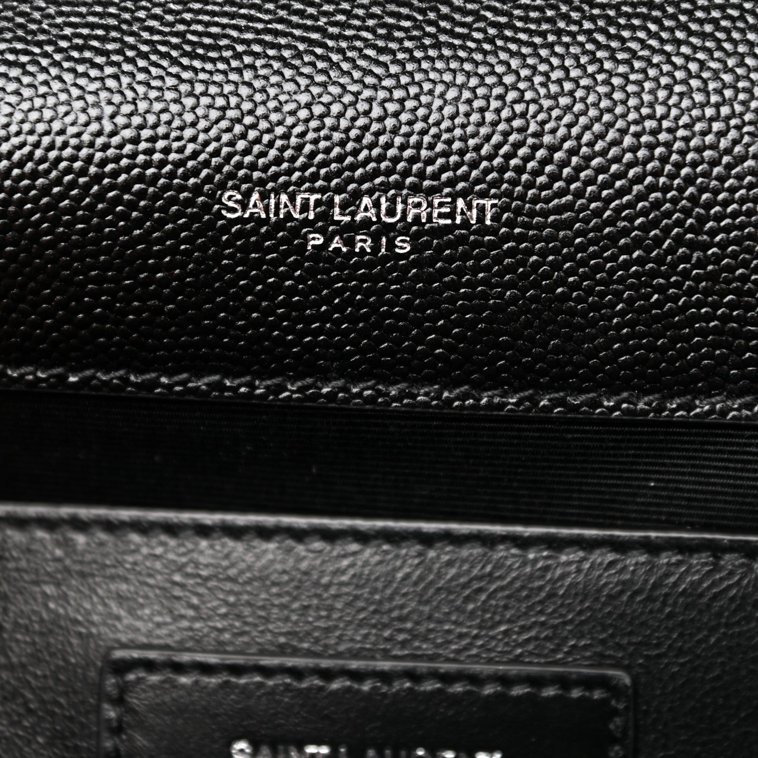 Saint Laurent Grain De Poudre Medium Classic Monogram Kate Satchel Black 7 of 11