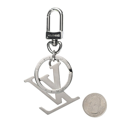 Louis Vuitton LV Initials Inlay Key Chain Holder Blue 2 of 3
