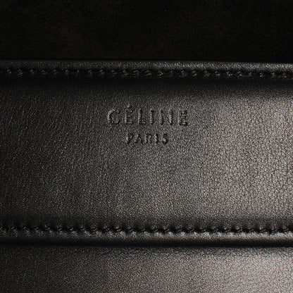 Celine Smooth Calfskin Medium Phantom Luggage Black 5 of 7
