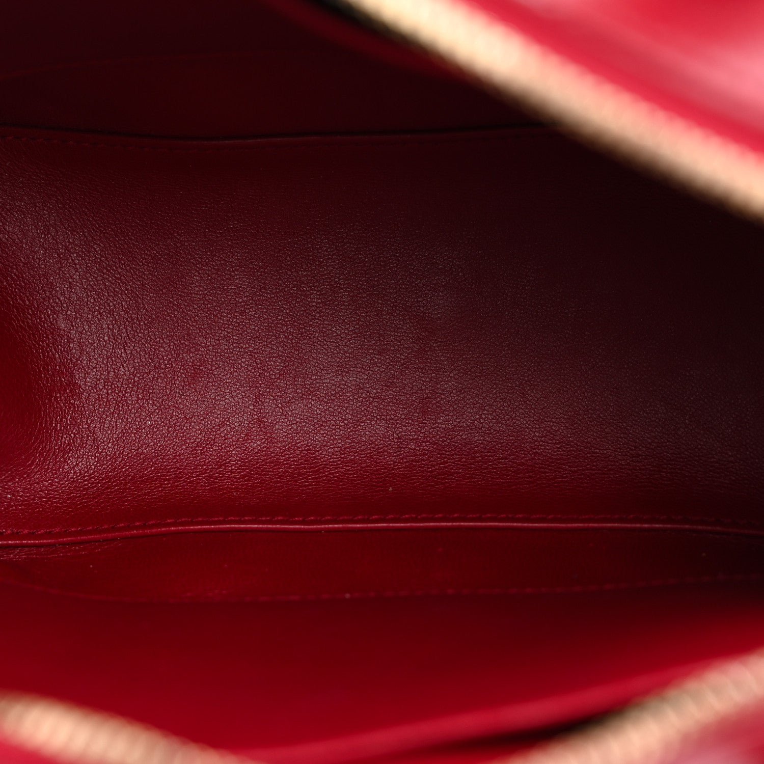 Christian Dior Lambskin Cannage Lily Tote Dark Red 4 of 11
