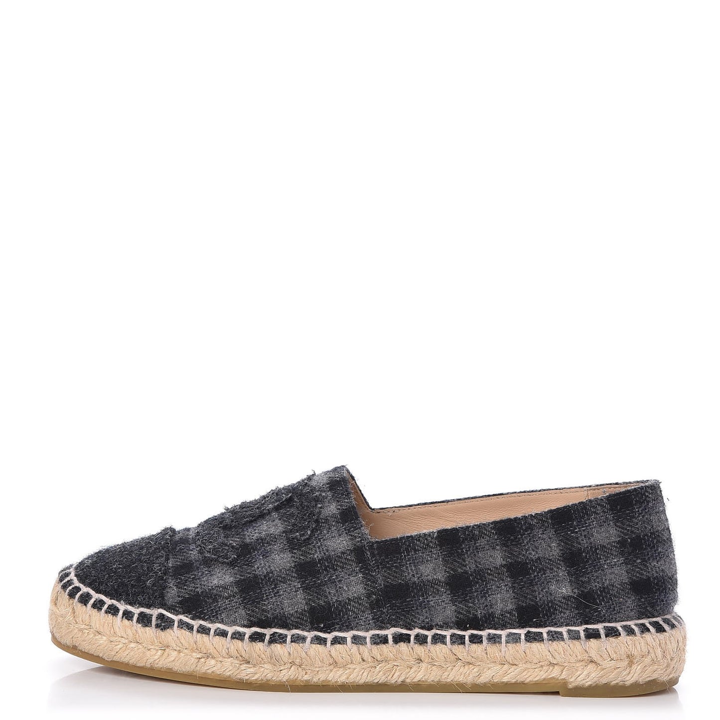 Flannel CC Espadrilles 37 Dark Grey Black