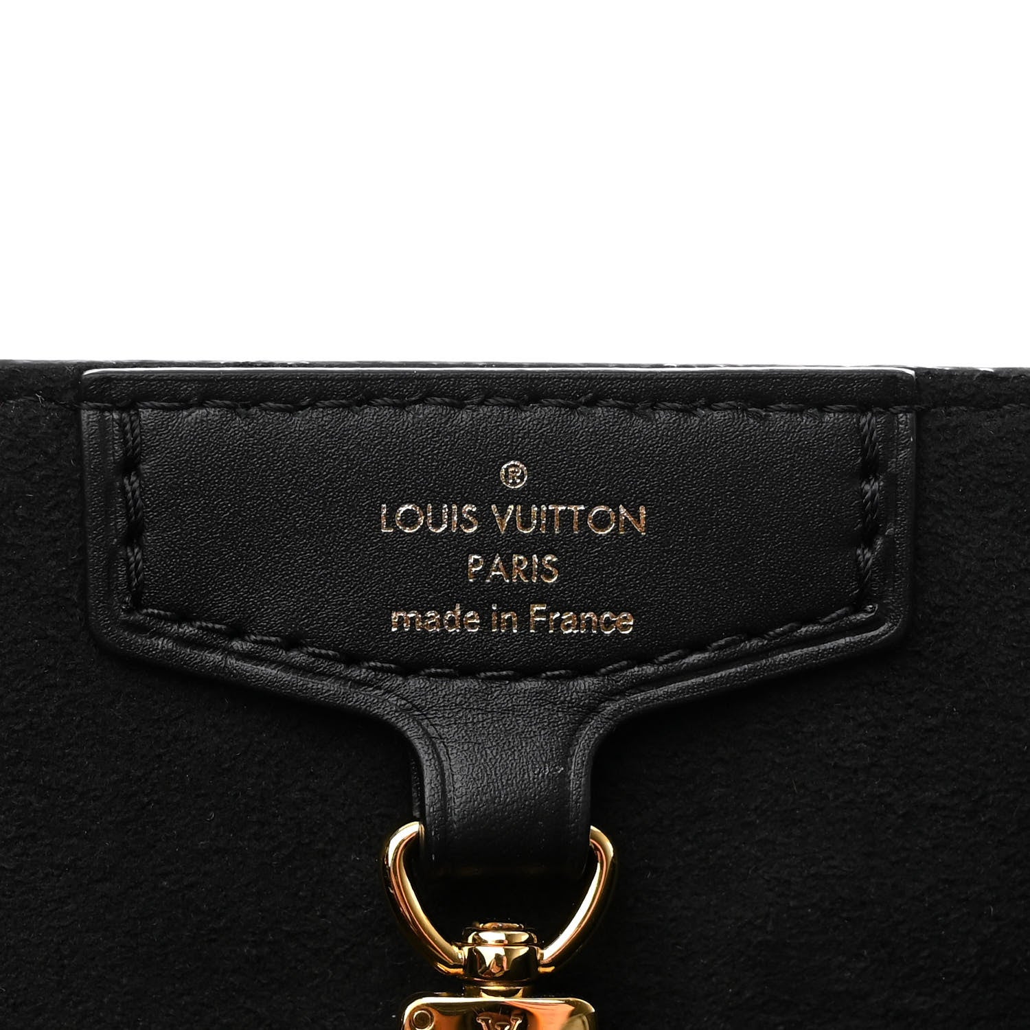Louis Vuitton Damier Ebene Belmont MM Black 7 of 10