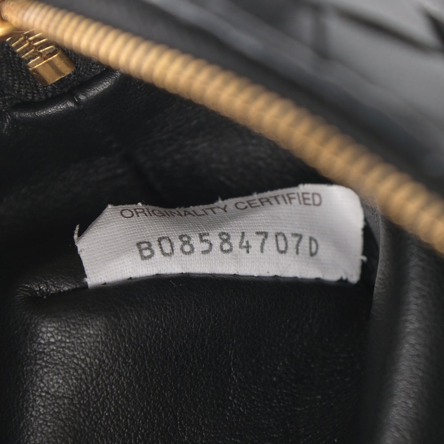 Nappa Intrecciato Mini Crossbody Black