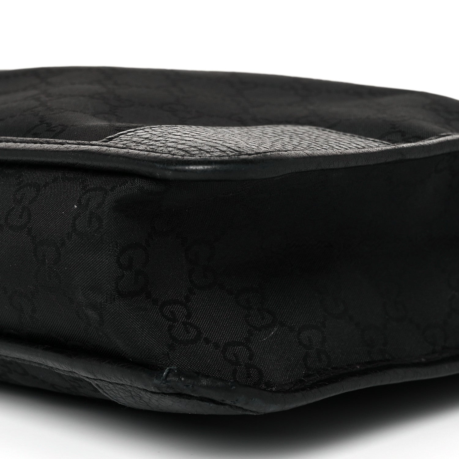Gucci Nylon Monogram Shoulder Bag Black 16 of 18