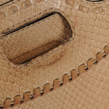 Gucci Python Medium New Bamboo Top Handle Bag 8 of 9
