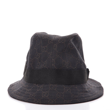 Gucci Monogram Bucket Hat Black M 3 of 8
