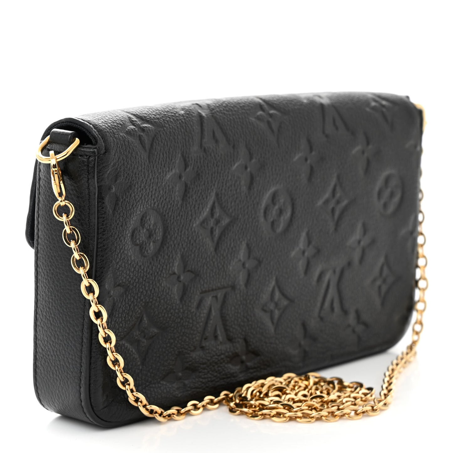 Empreinte Pochette Felicie Chain Wallet Black