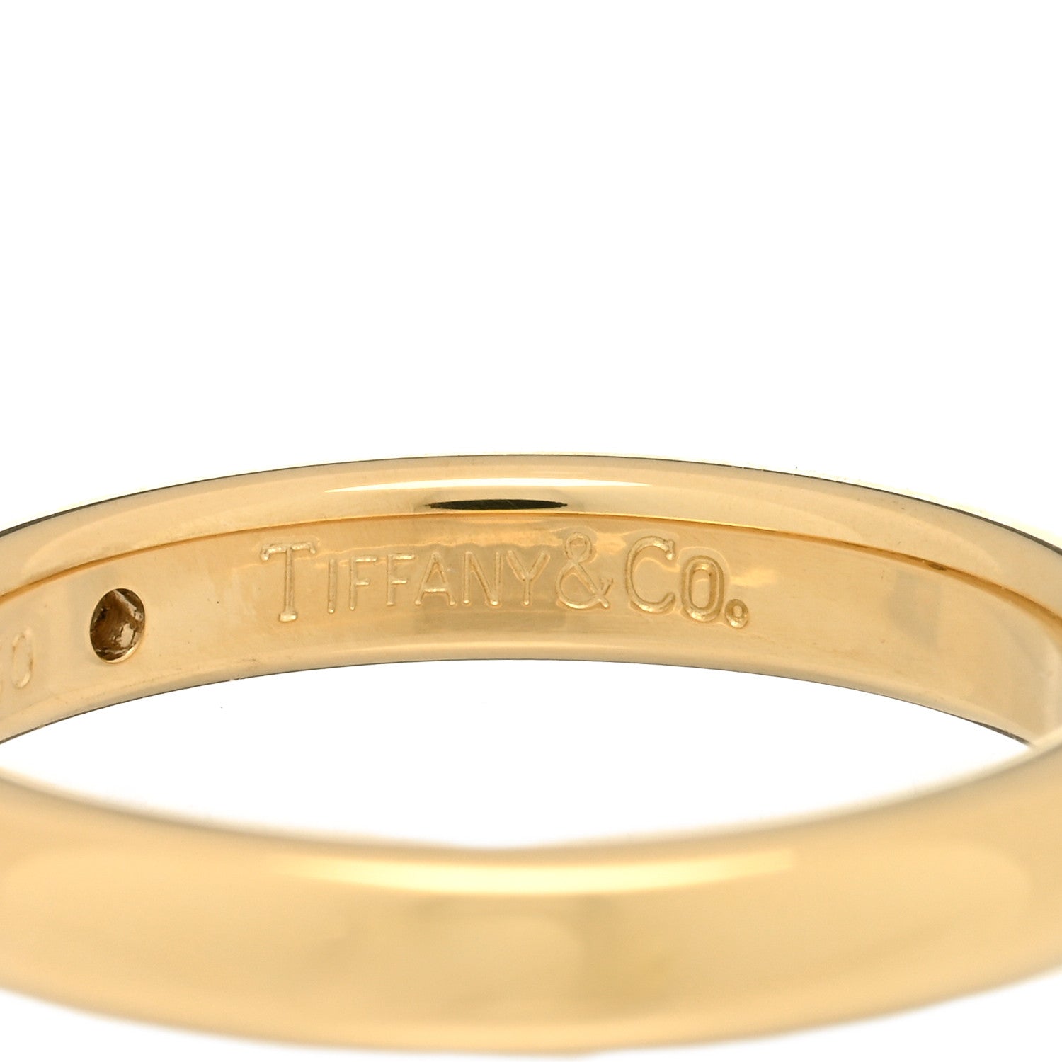 Tiffany 18K Yellow Gold Diamond Elsa Peretti Band Ring 47 4 4 of 4