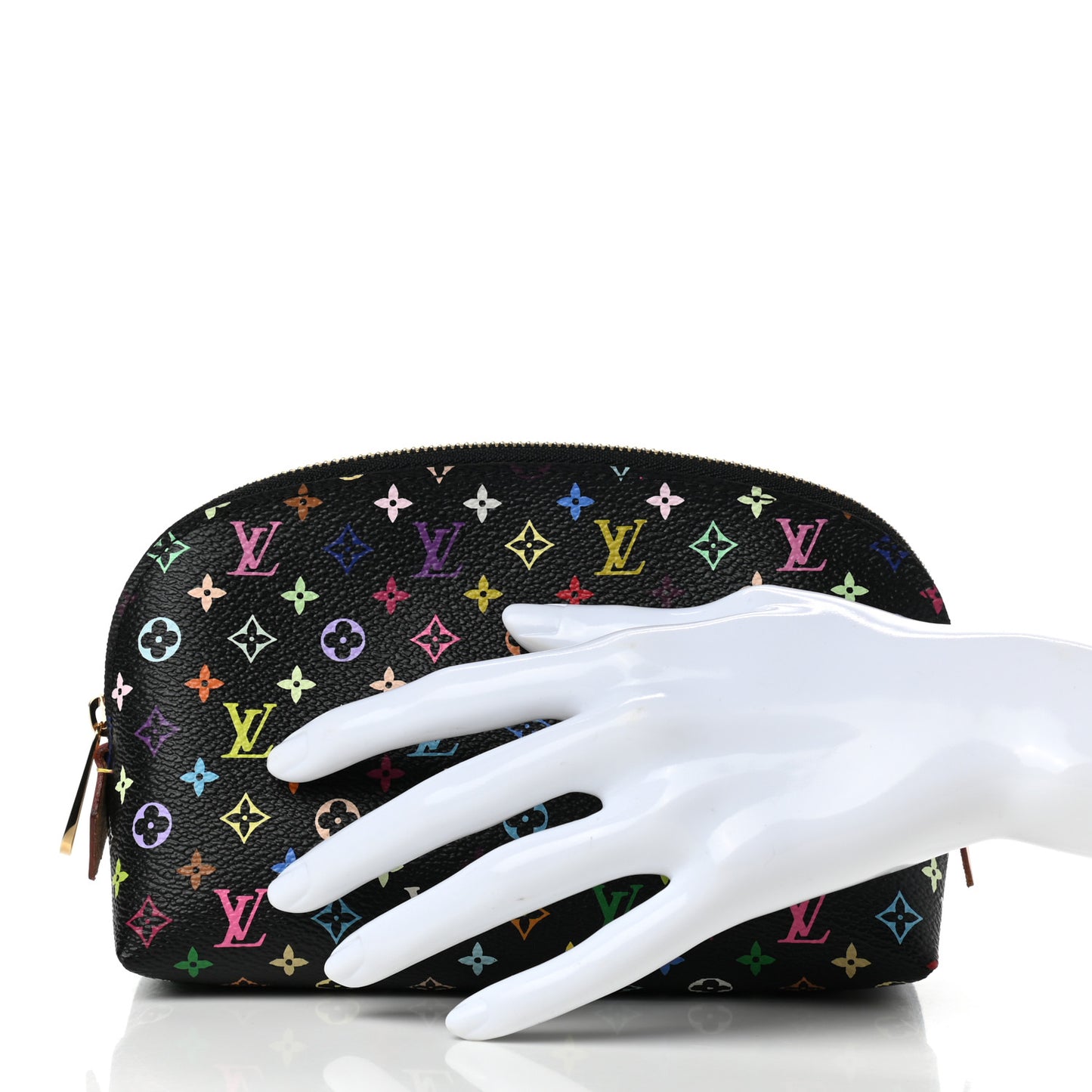 Monogram Multicolor Cosmetic Pouch Black Grenade