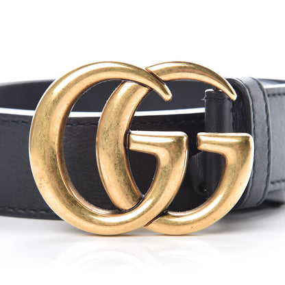 Gucci Calfskin Double G 30mm Belt 85 34 Black 7 of 8