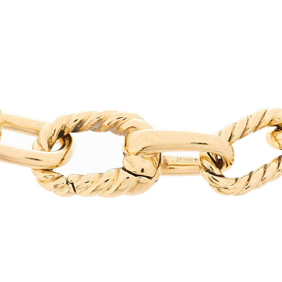 David Yurman 18K Yellow Gold 6mm Madison Classic Chain Bracelet 3 of 4
