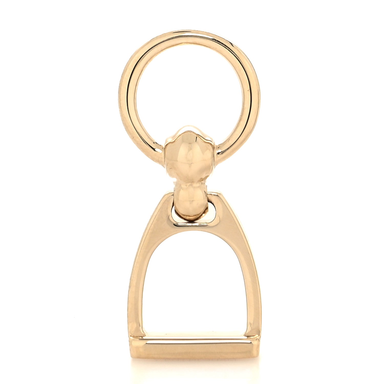 Hermes Permabrass Etrier Charm Scarf Ring 1 of 3