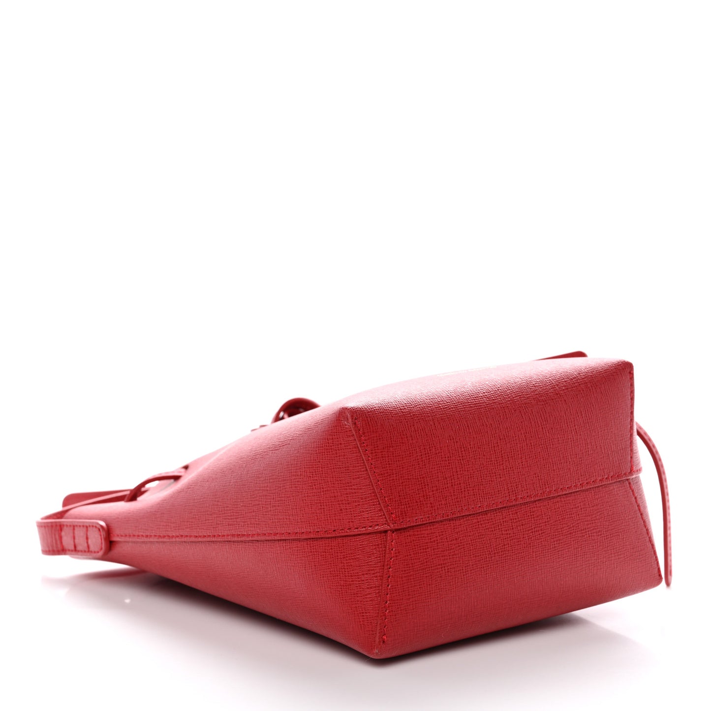 Saffiano Mini Bucket Bag Flamma