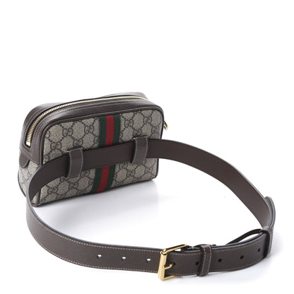 Gucci GG Supreme Monogram Web Small Ophidia Belt Bag 85 34 Dark Brown 2 of 10