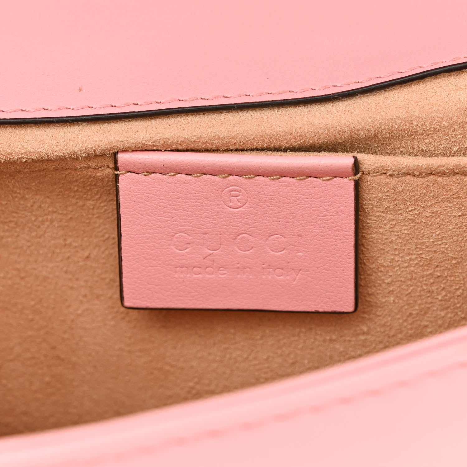 Gucci Calfskin Matelasse Mini GG Marmont Shoulder Bag Wild Rose 6 of 13