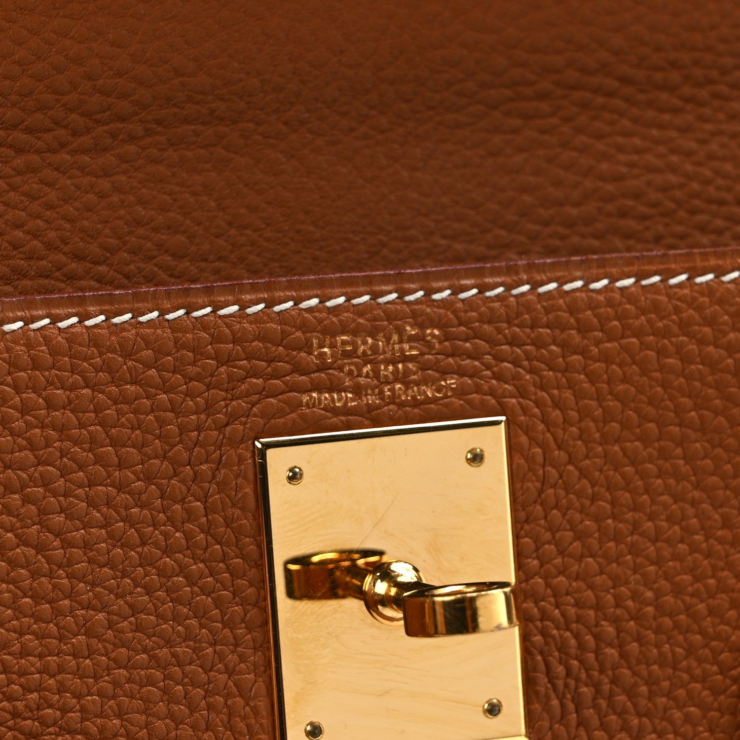 Hermes Togo Kelly Retourne 32 Gold 6 of 13
