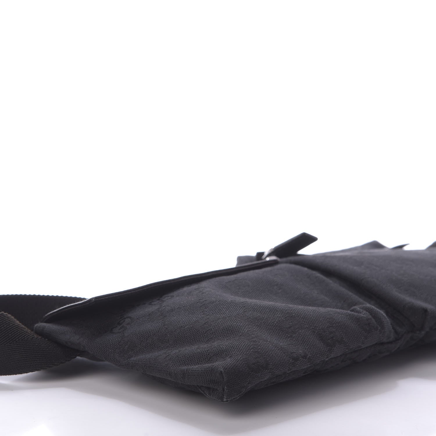 Gucci GG Monogram Double Pocket Belt Bag Black 6 of 9