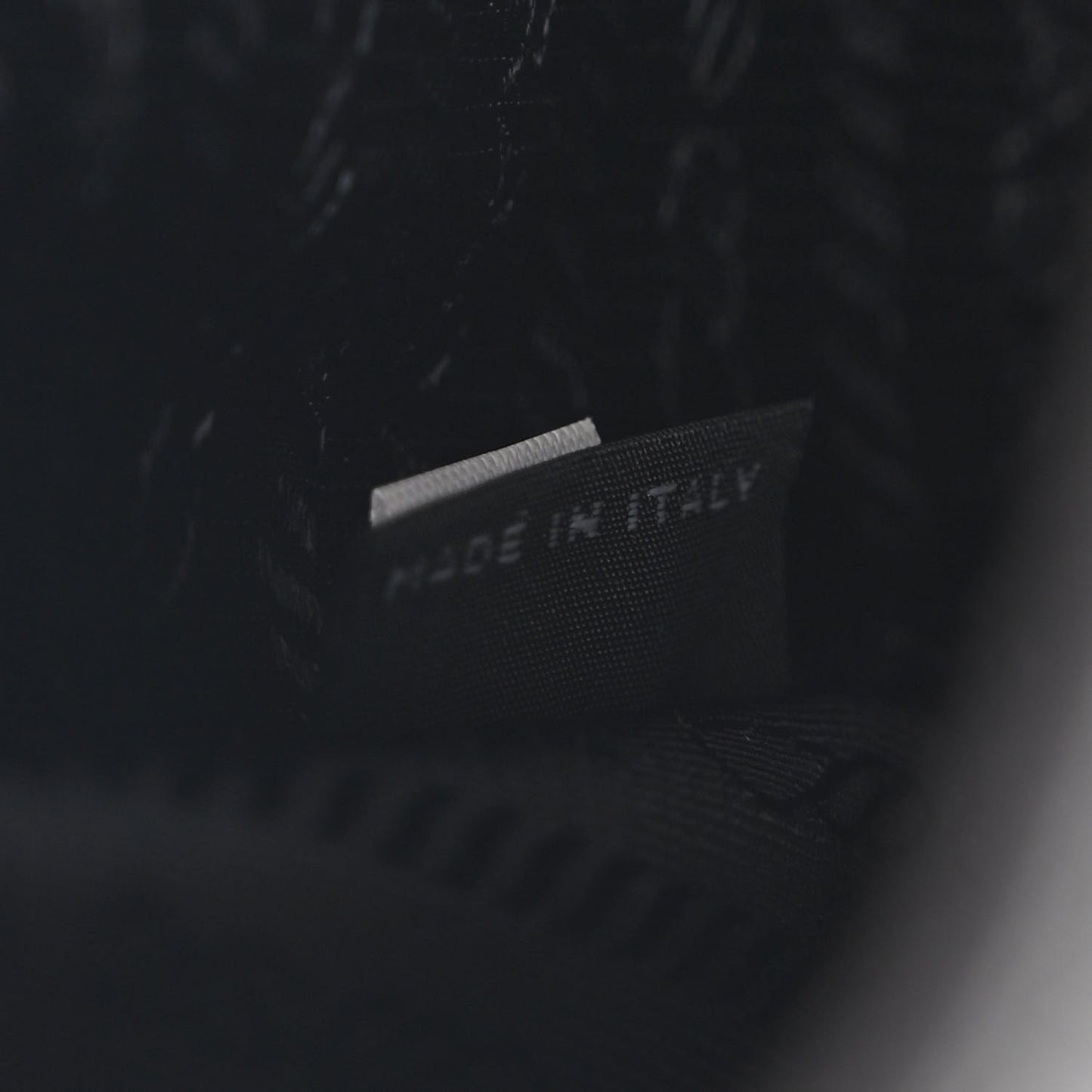 Saffiano Lux Mini Re-Edition Shoulder Bag Black