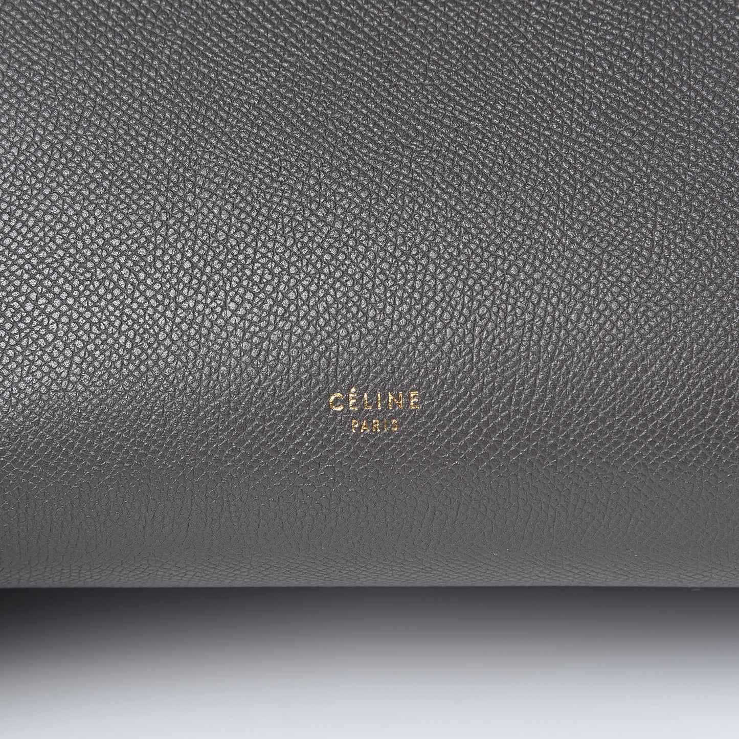 Grained Calfskin Micro Belt Bag Grey
