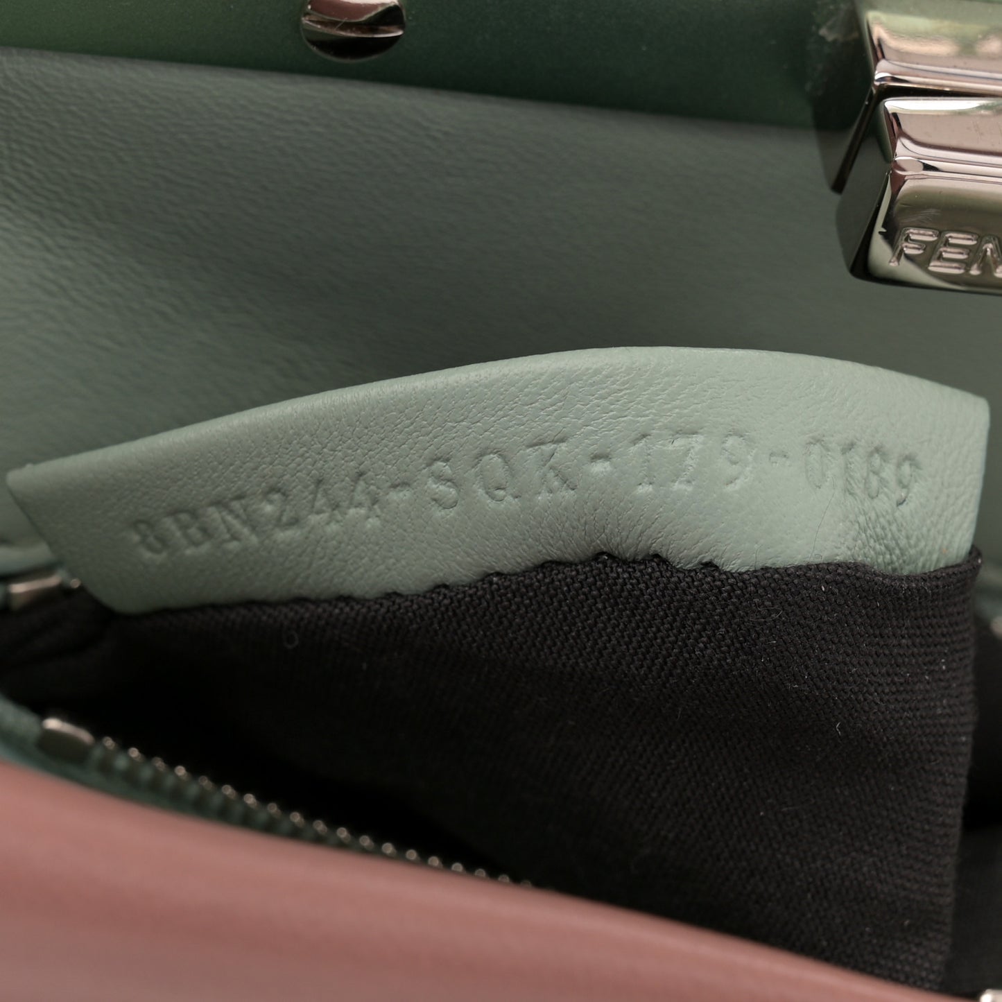 Nappa Colorblock Mini Peekaboo Iconic Satchel English Rose Plaster Oxigen