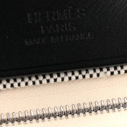 Hermes Vache Hunter Criss Viking Herbag Zip Retourne 31 PM Ecru Black 13 of 19