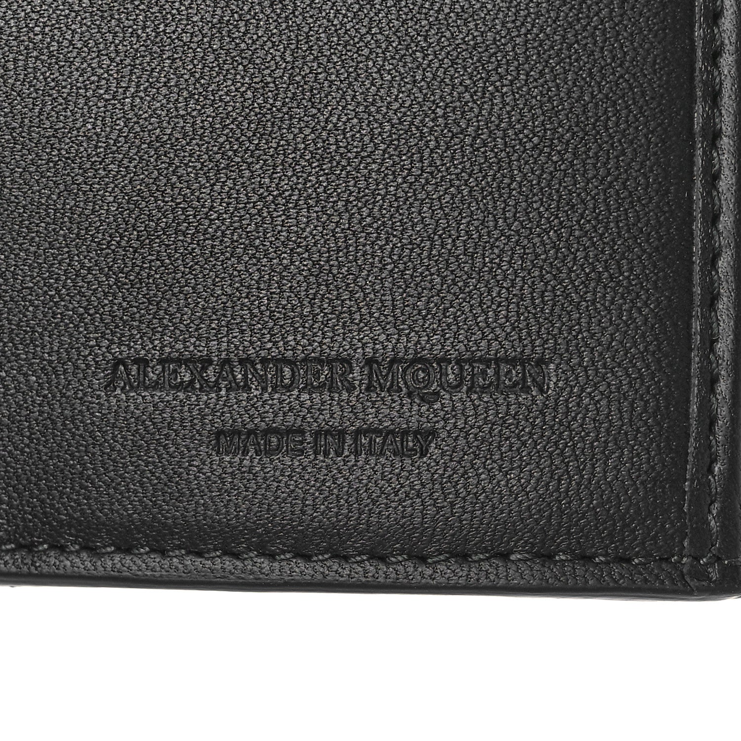 Alexander McQueen Metallic Calfskin Skull Continental Wallet Gunmetal 7 of 10