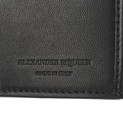 Alexander McQueen Metallic Calfskin Skull Continental Wallet Gunmetal 7 of 10