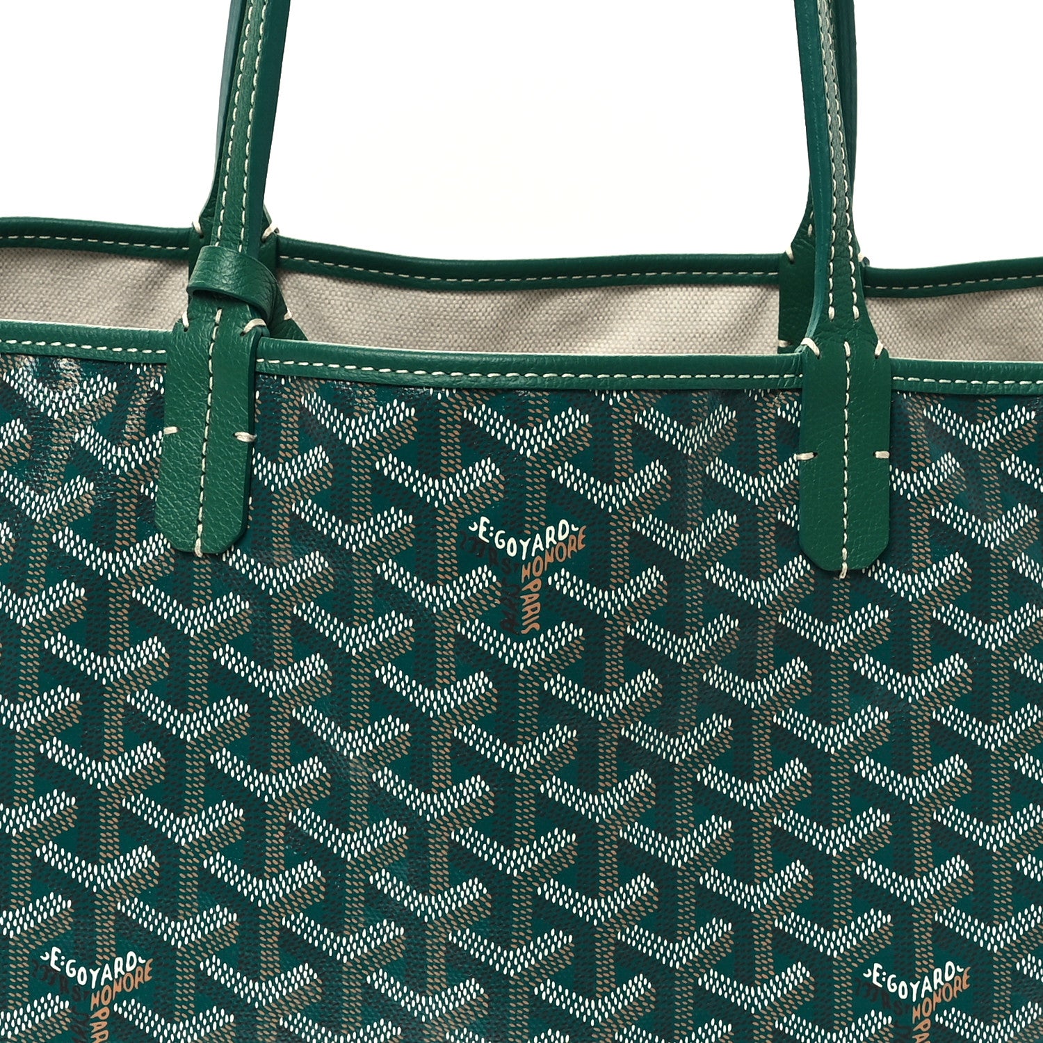 Goyard Goyardine Saint Louis PM Green 9 of 12