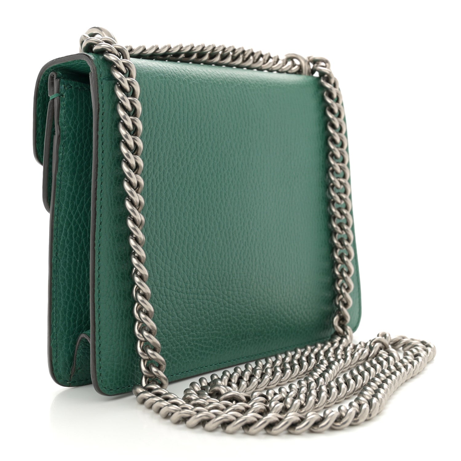 Gucci Calfskin Mini Dionysus Shoulder Bag Emerald 3 of 10