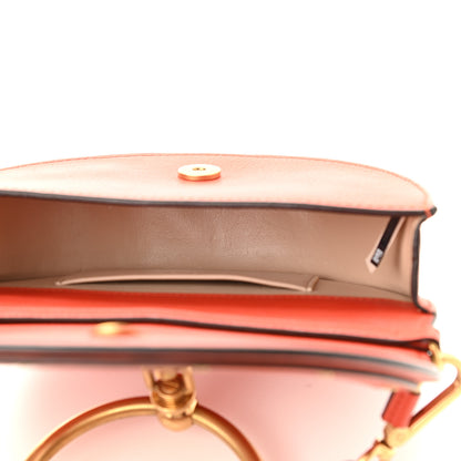 Chloe Calfskin Small Nile Bracelet Minaudiere Bag Sepia Red 5 of 9